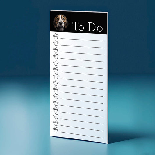 cute canines magnetic notepad