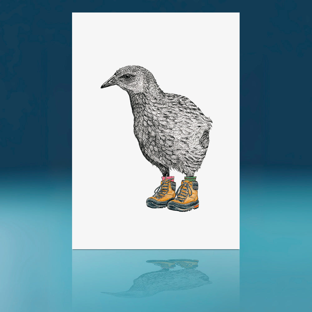Boots Weka Art Print