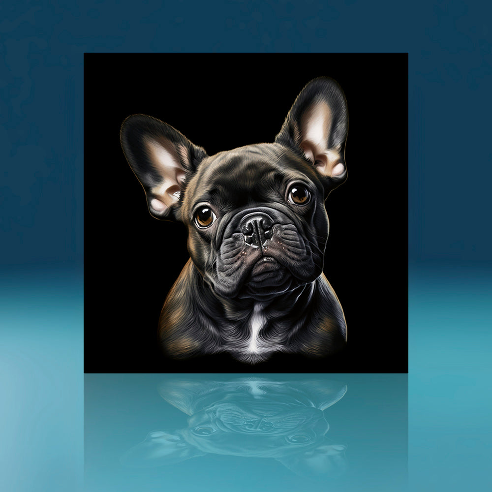 Chocolate Frenchie Dog Art Print