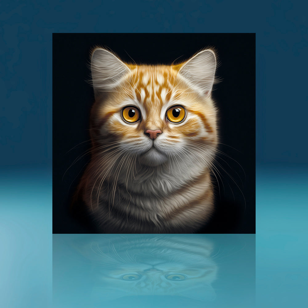 Orange Tabby Cat Art Print