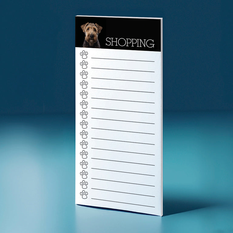 working dogs magnetic notepad