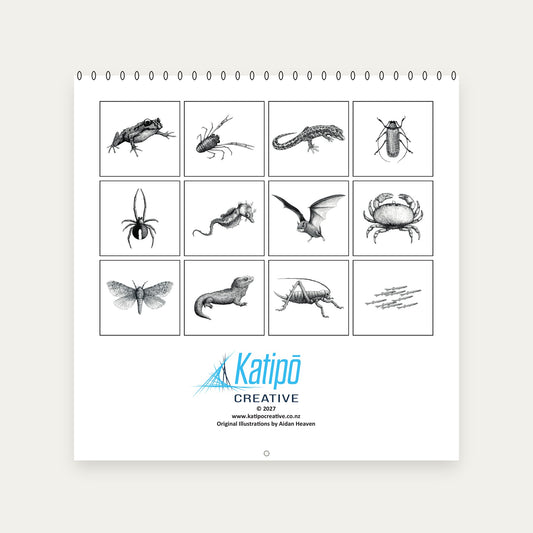 Critters of Aotearoa Calendar