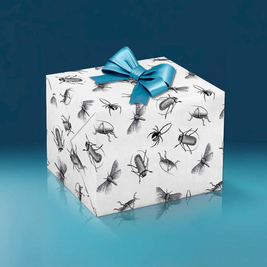 creepy crawly wrapping paper