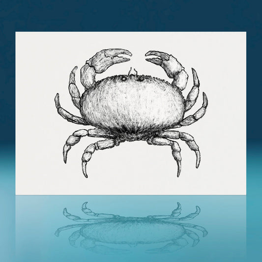 Pie Crust Crab Art Print