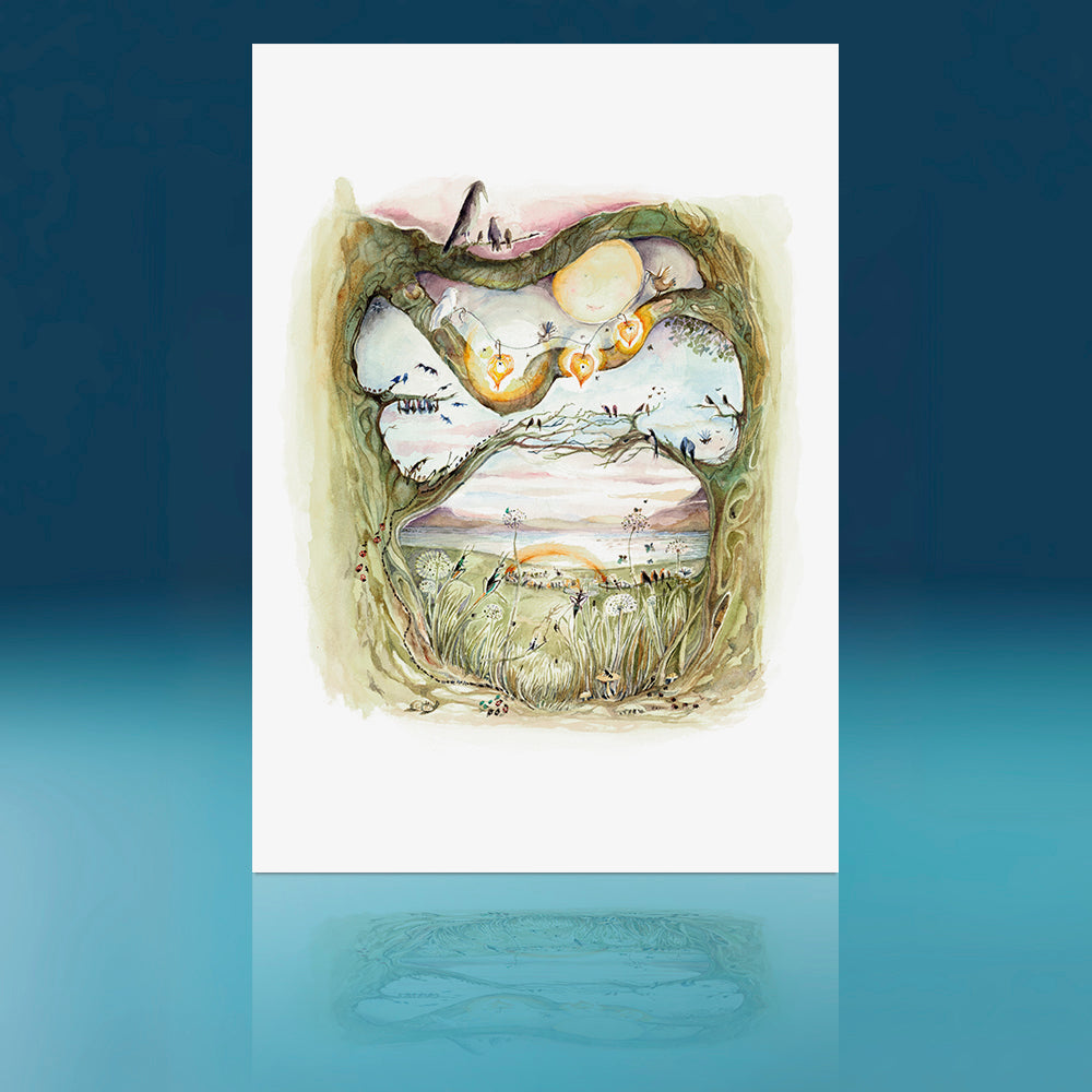 Night Time Scene Art Print