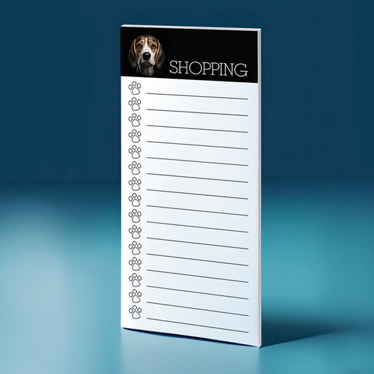 cute canines magnetic notepad
