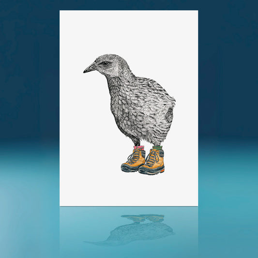 Boots Weka Art Print