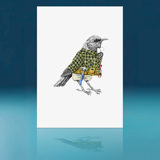 Builder Tui Art Print