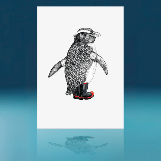 Gumboots Tawaki Art Print