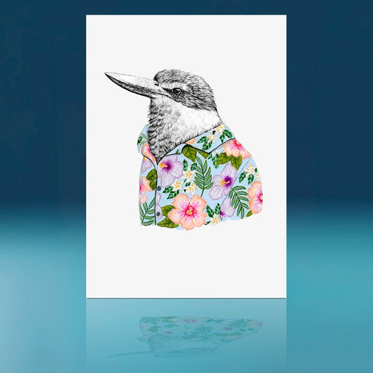 Hawaiian Shirt Kotare Art Print