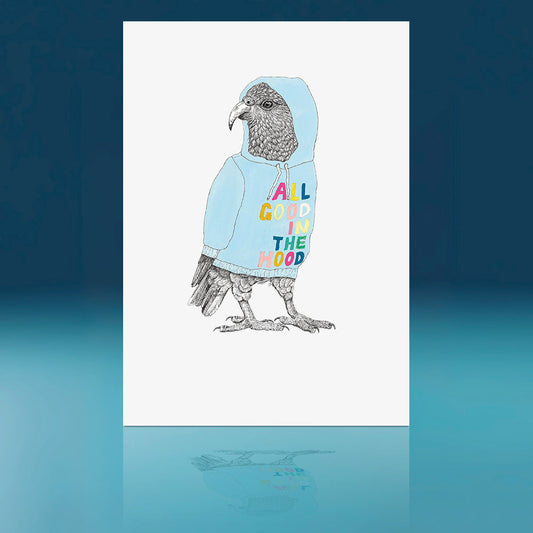 Hoodie Kea Art Print