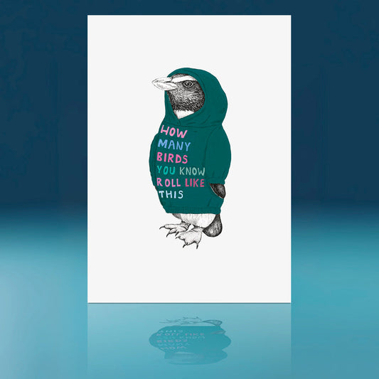 Hoodie Tawaki Art Print