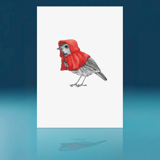 Red Riding Robin Art Print