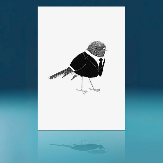 Suit Miromiro Art Print