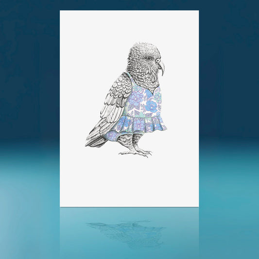 Sun Dress Kea Art Print