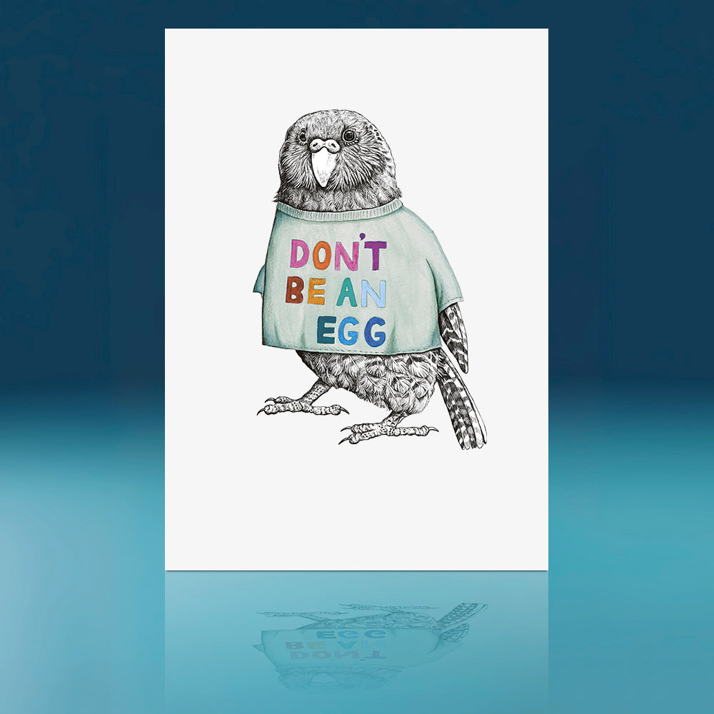 T-Shirt Kakapo Art Print
