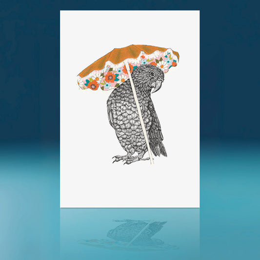 Umbrella Kea Art Print