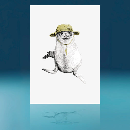 Wide Brim Kekeno Art Print