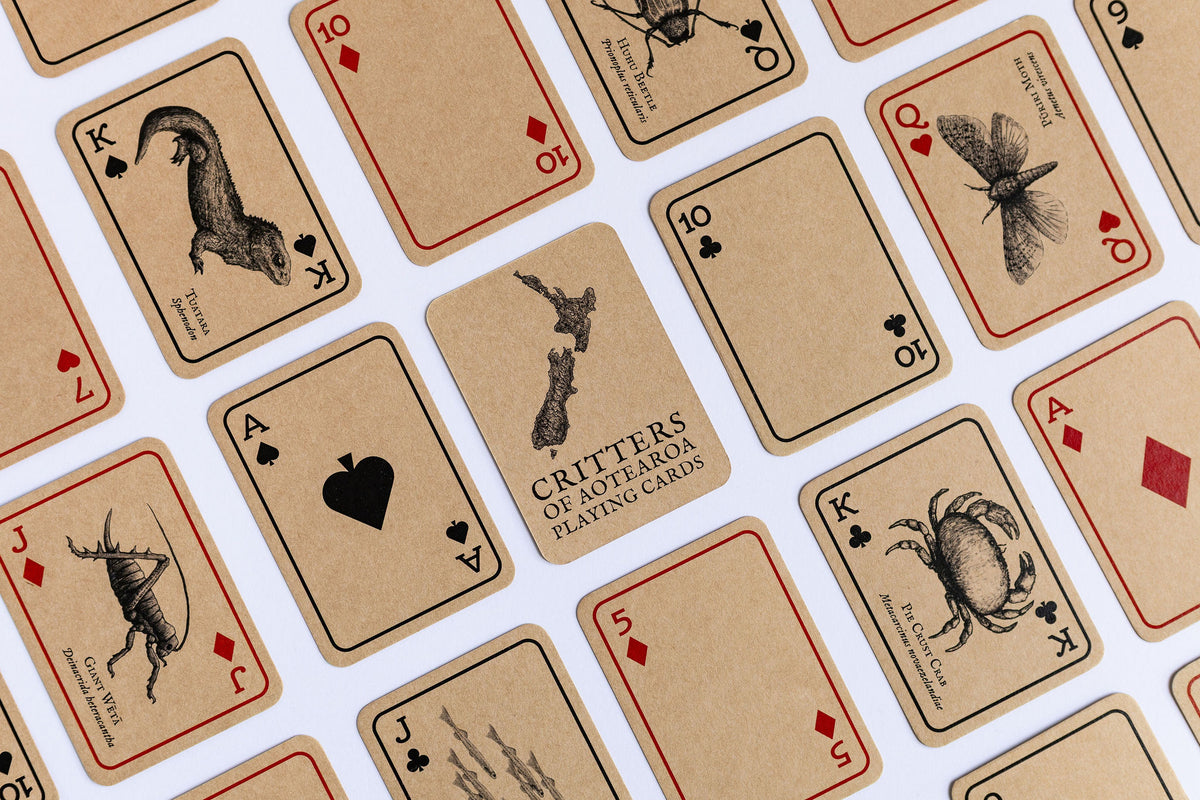Critters of Aotearoa Playing Cards