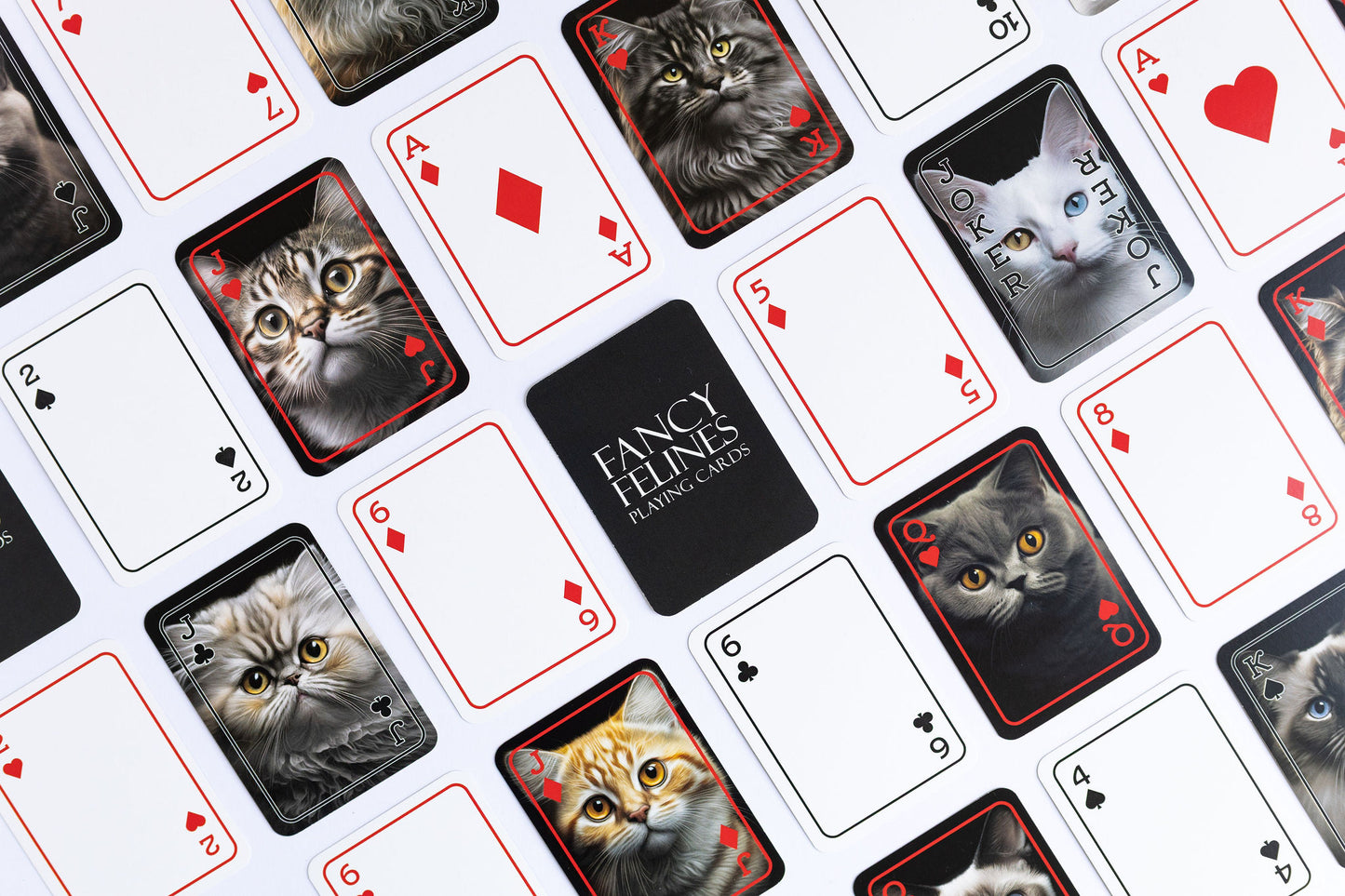 Fancy Felines Playing Cards