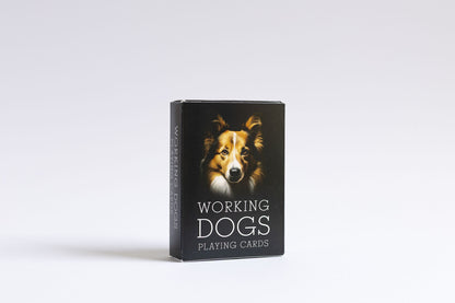 Working Dogs Playing Cards
