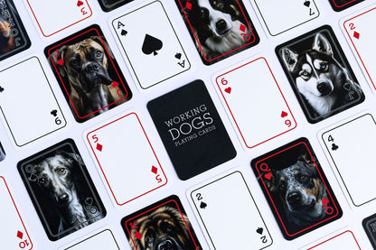 Working Dogs Playing Cards
