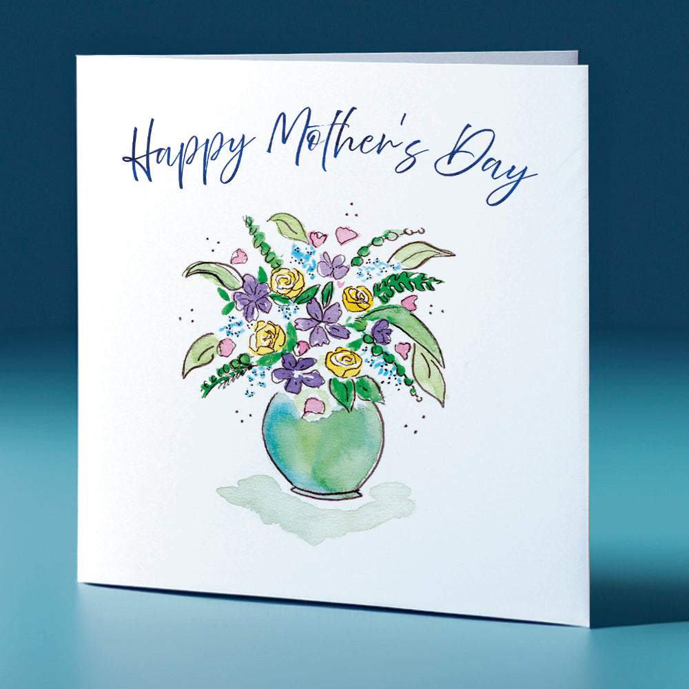 Bouquet Square Greeting Card Mother's Day
