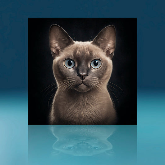 Burmese Cat Art Print