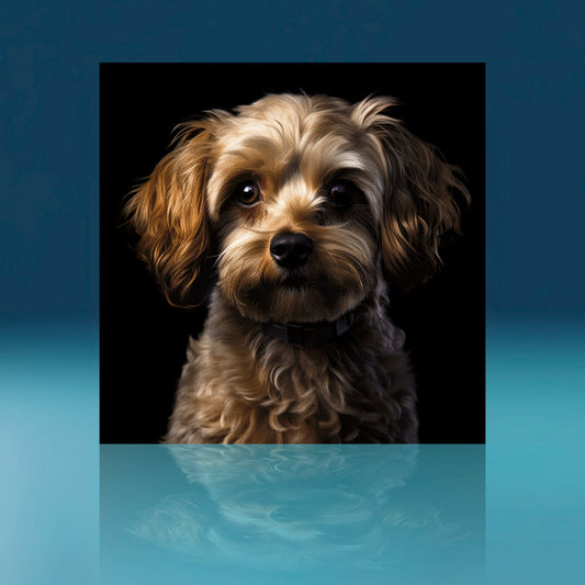 Rusty Cockerpoo Dog Art Print
