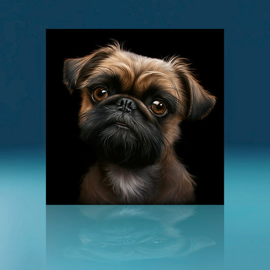 Rusty Griffon Dog Art Print