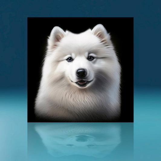 Samoyed Dog Art Print