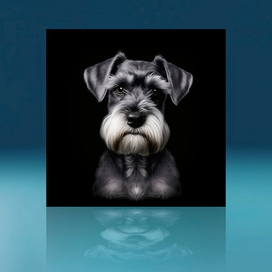 Schnauser Dog Art Print
