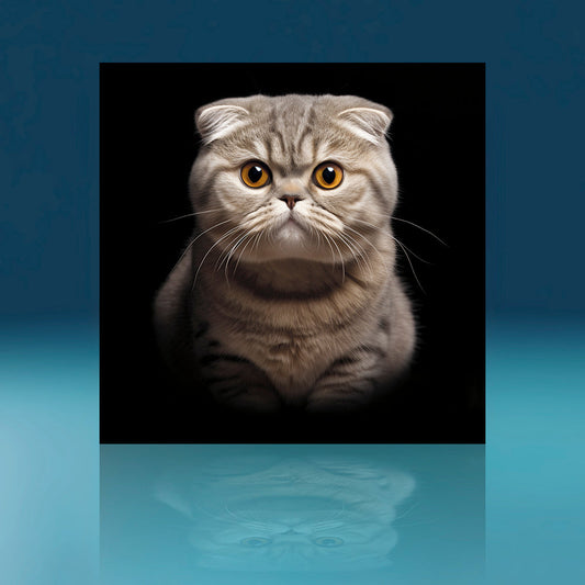 Scottish Fold Cat Art Print