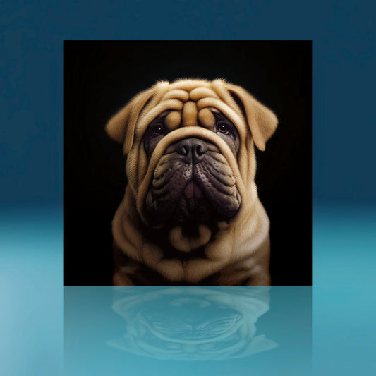 Shar Pei Dog Art Print