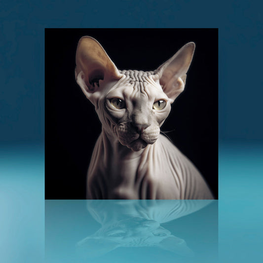 Sphynx Cat Art Print