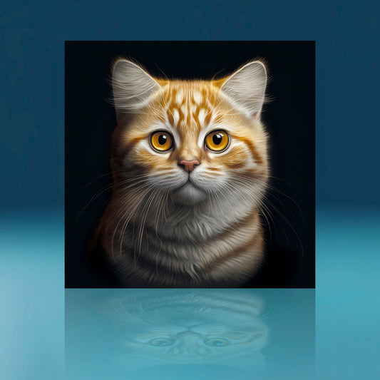 Orange Tabby Cat Art Print