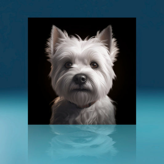 Westie Dog Art Print