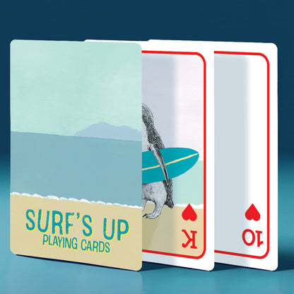 surfs up playing cards