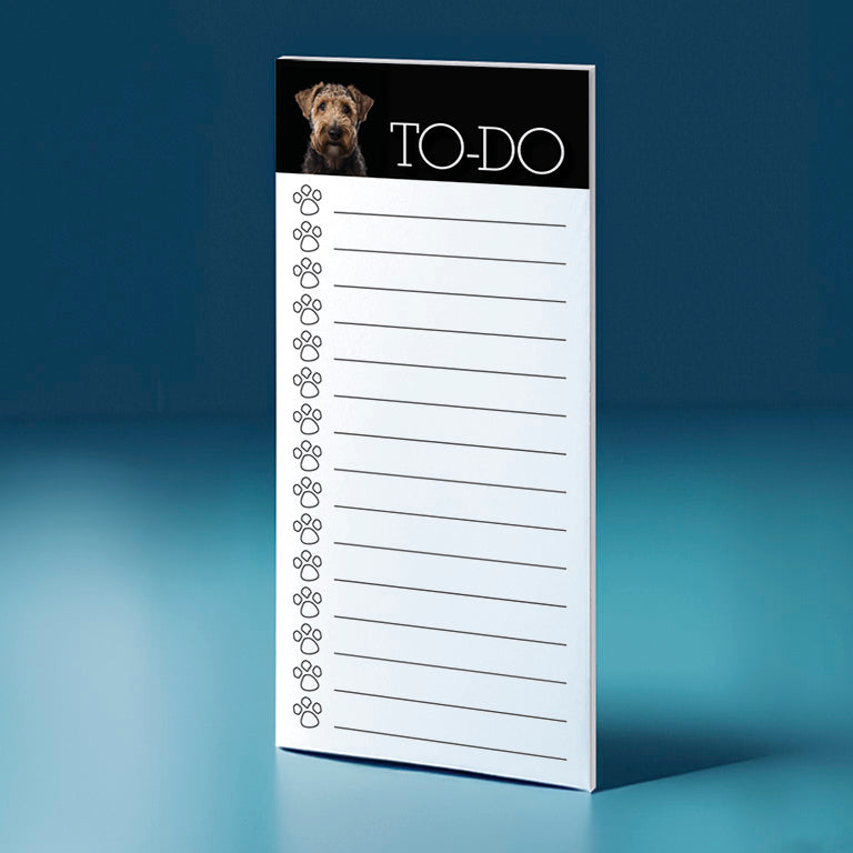 working dogs magnetic notepad