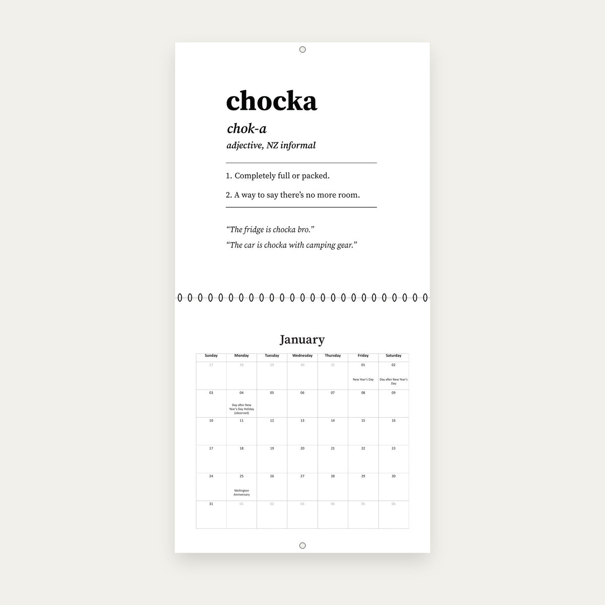 Colloquially Kiwi 2027 Calendar