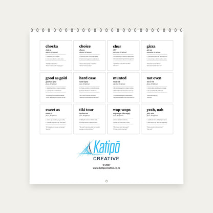 Colloquially Kiwi 2027 Calendar